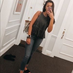 We The Free ruffle tank!